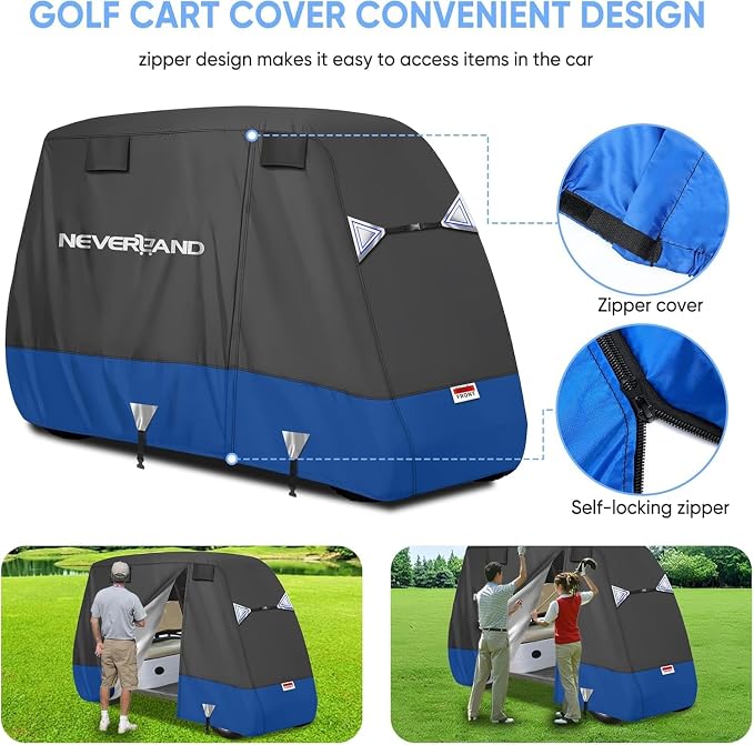 NEVERLAND Golf Cart Cover 4 Passenger - Image 6