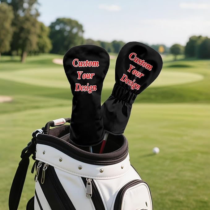 Golf Club Head Covers for Club Protective, Waterproof PU Leather Driver Fairway - Image 5