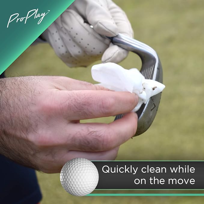 ProPlay Ball & Club Cleaning Wipes | Powerful Cleaner Removes Dirt, and Sand | - Image 3