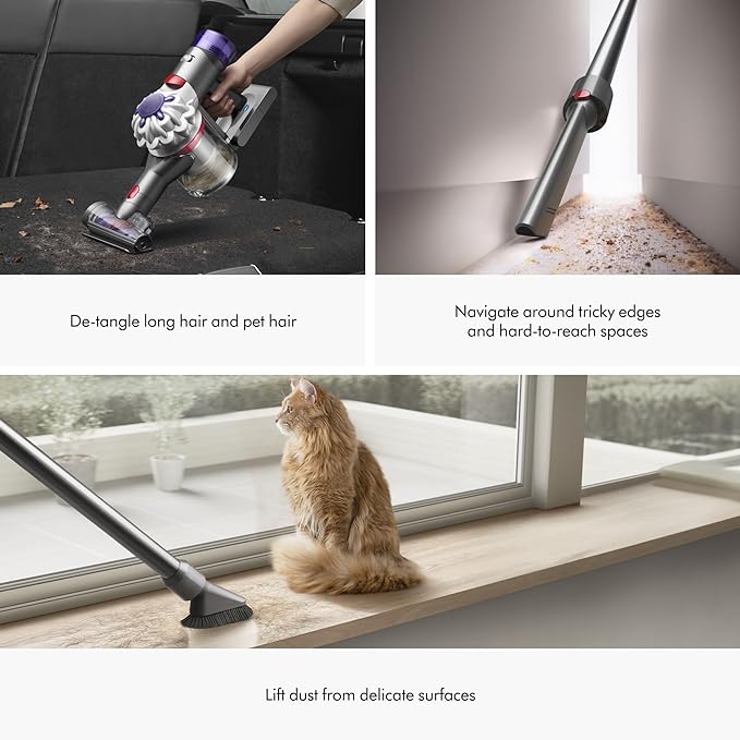 Dyson V8 Plus Cordless Vacuum, Cleans Hard Floors and Carpets, Converts to - Image 4