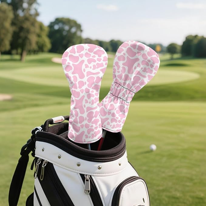 Golf Club Head Covers for Club Protective, Waterproof PU Leather Driver Fairway - Image 5