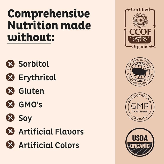KOS Vegan Protein Powder Erythritol Free, Chocolate - Image 7