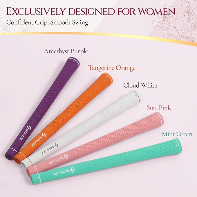 SAPLIZE Women’s Exclusive Golf Grips | Optimized Taper Design | Elegant Solid - Image 5