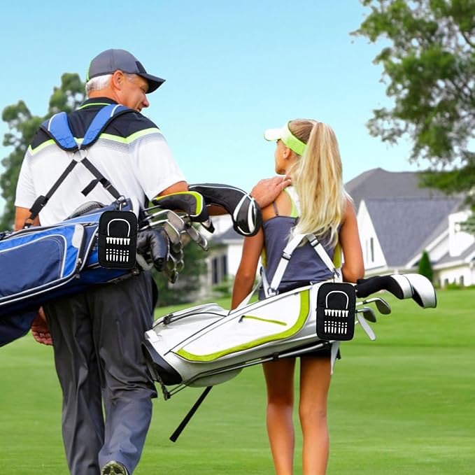 Golf Ball Pouch, Tee Organizer Bag Accessory Clip, Holder - Image 5