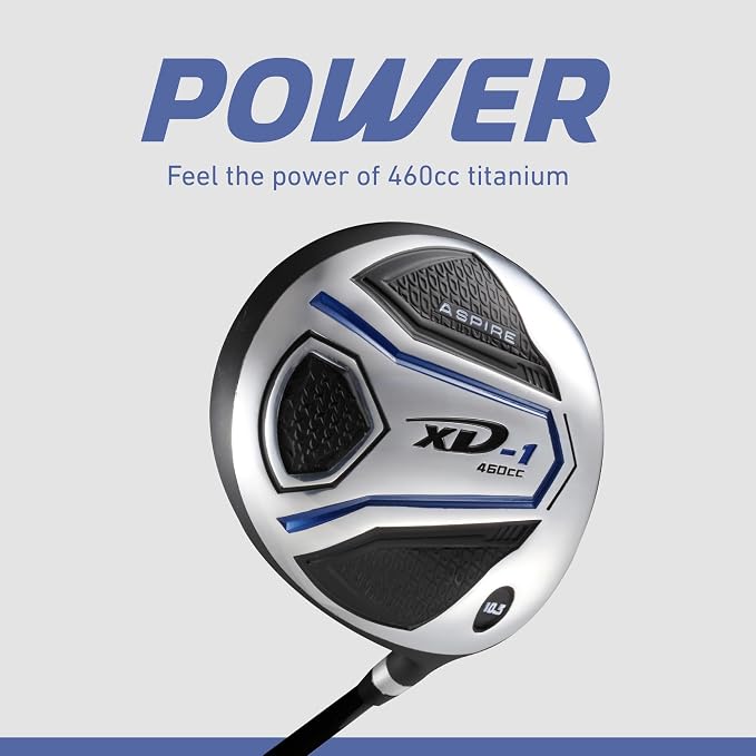 Aspire XD1 Men’s 14-Piece Golf Set – 460cc Titanium Driver, 6-PW Irons - Image 4