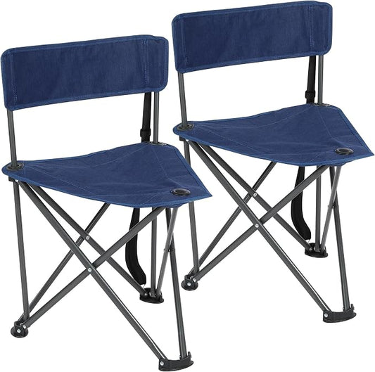 REDCAMP 2 Pack Tripod Chairs for Adults, Folding Lightweight Portable Golf by REDCAMP