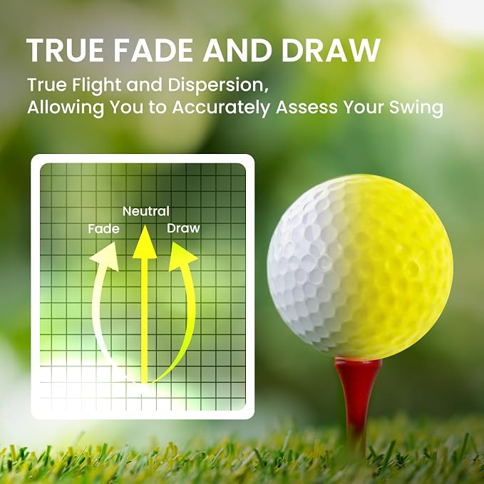 FINGER TEN Golf Practice Balls More Weight Real Ball Travel Value 12/24 Pack - Image 3