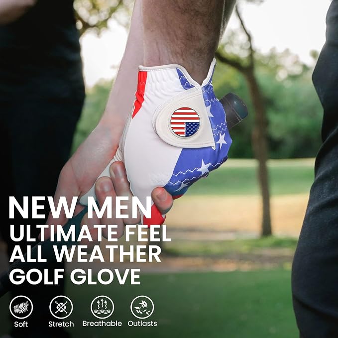 FINGER TEN Golf Gloves Men Right Handed Golfer Left Hand - Image 5