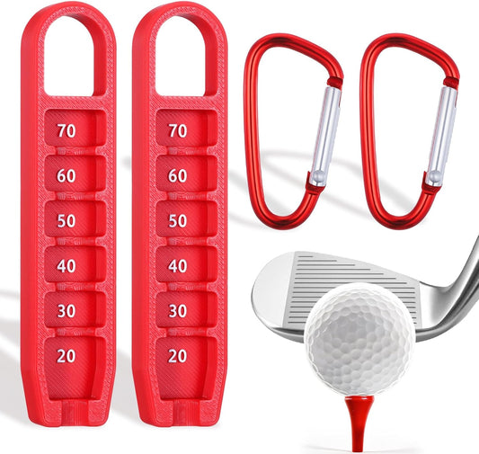 2pcs Golf Tee Elevator Golf Tee Height Adjuster Outdoor Golfs Training Aid Precision Tees Height Setter for Accurate Placement and Game Performance