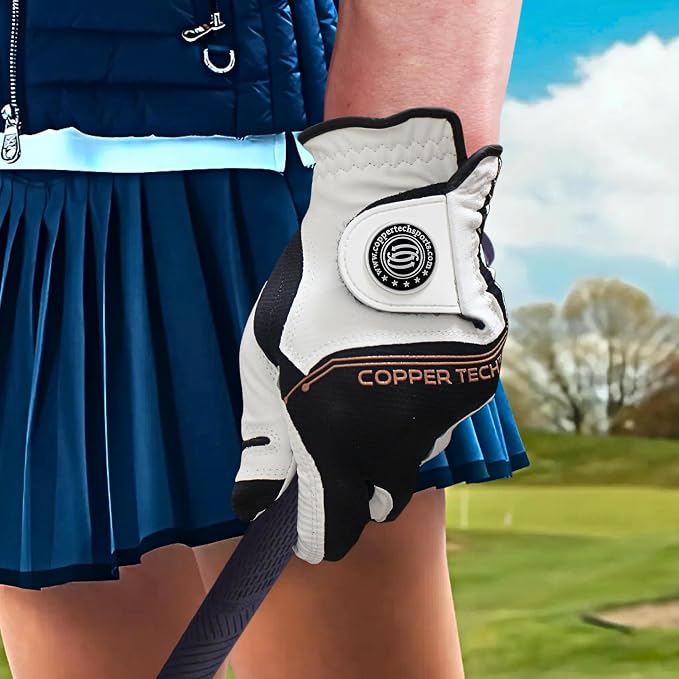 Copper Tech Ladies Golf Gloves Women Right Handed Golfer or Left Handed Golfer - Image 6