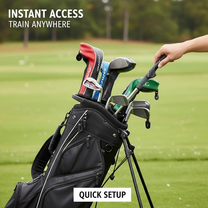 1 Piece Golf Swing Trainer, Retractable Training Aid, Golf Grip Trainer - Image 6