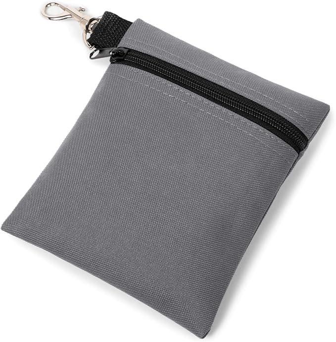 BuyAgain Golf Tee Pouch, 5.62 X 6.87 Inch Professional Zipper Golf Tee/Ball - Image 8