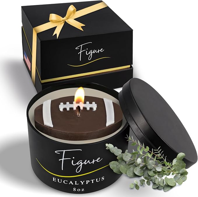 All-Natural Football Candle – Eucalyptus Scent | Hand-Poured in The USA | - Image 8