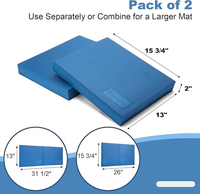 StrongTek Professional Foam Exercise Balance Pad - Image 2