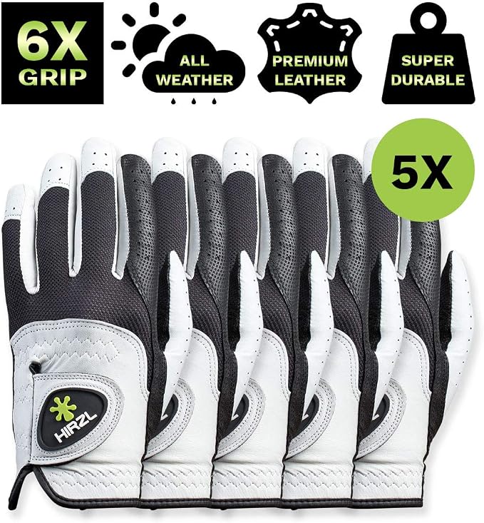 HIRZL Trust Control 2.0 Golf Gloves, All Weather Mens Golf Glove, Kangaroo - Image 3