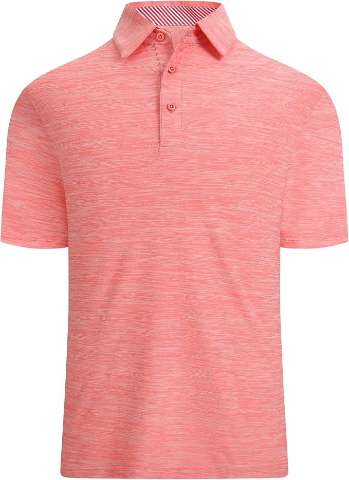 Alex Vando Mens Golf Shirt Moisture Wicking Quick-Dry Short Sleeve Casual Polo by AlexVando