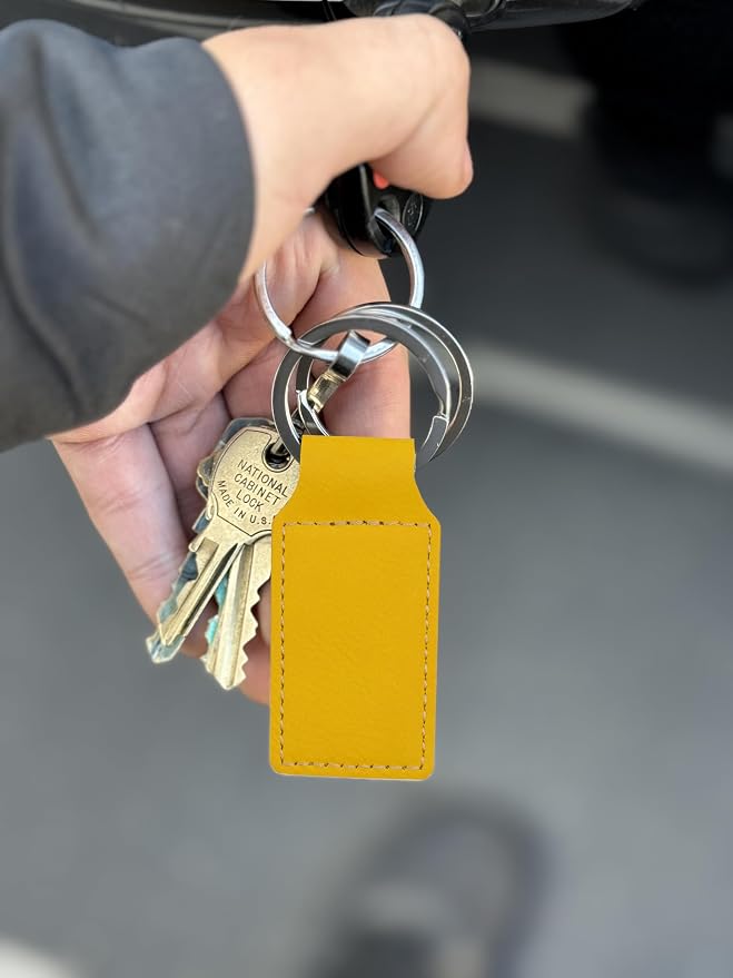 LaserGram Rectangle Keychain, Coat of Arms Germany, Personalized Engraving - Image 6