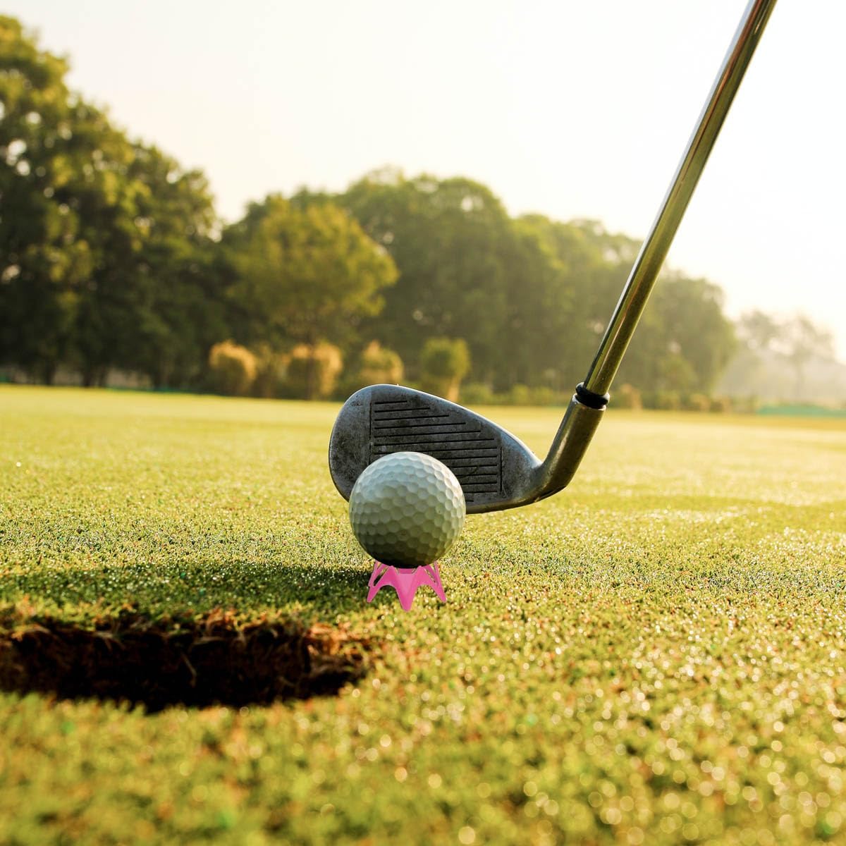 12Pcs Golf Simulator Tees ，Plastic Golf Mat Tees Tools for Outdoor Indoor Winter Turf and Driving Range Home Training Golf Tees