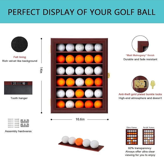 KCRasan Golf Ball Display Case - Image 2