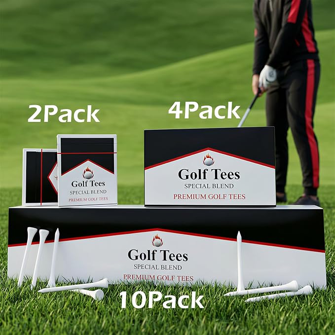 Premium Bamboo Golf Tee 83mm Tees | Golf Gifts - Image 5
