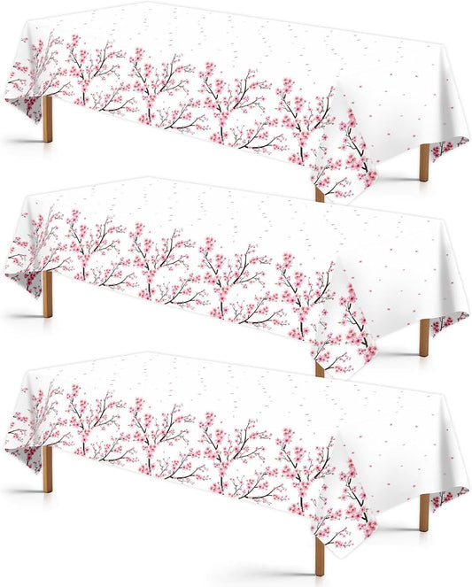Grencian Cherry Plastic Tablecloth