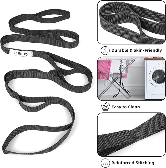 Stretching Strap Yoga Strap Physical Therapy - Image 5