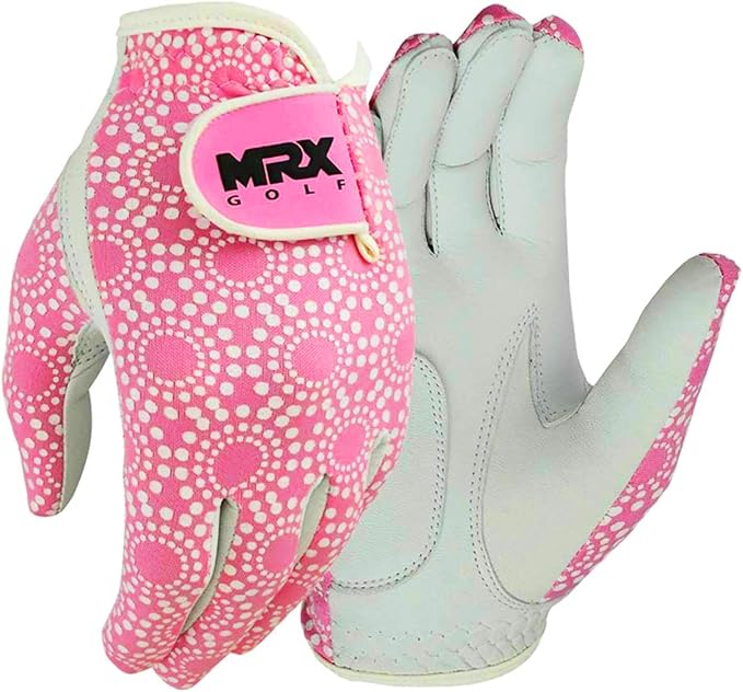 MRX Women Golf Glove Left Handed Golf Gloves Sweat Resistant Soft Cabretta - Image 6