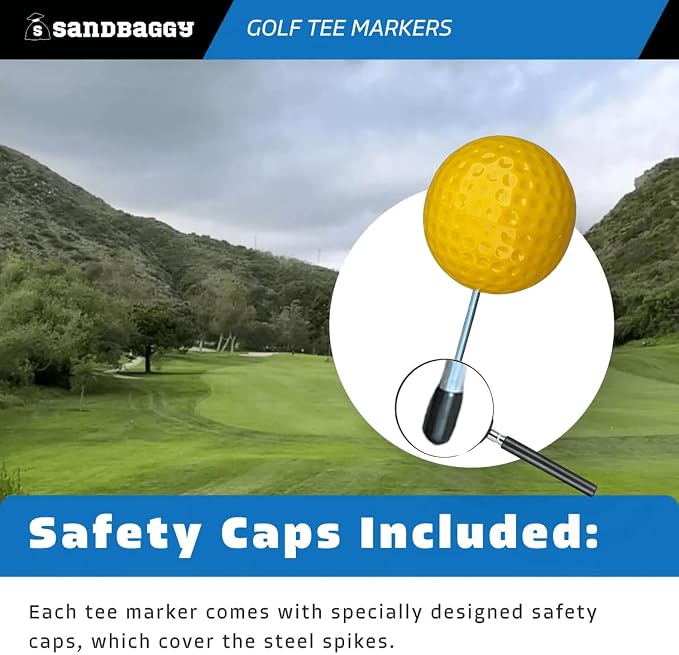 Sandbaggy Plastic Tee Markers for Golf Course - Image 6