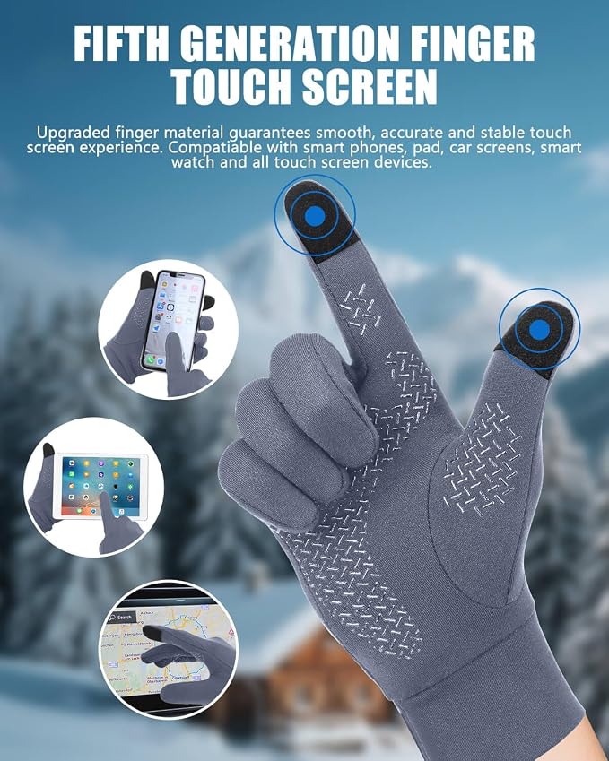 Aegend Lightweight Winter Gloves - Image 2