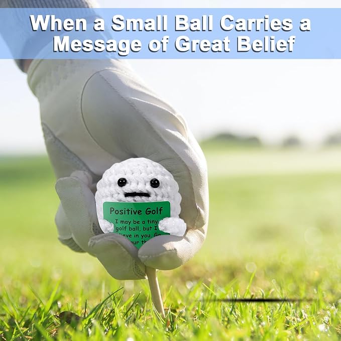 AICase Golf Gifts Accessories Funny Positive Golf Ball Crochet Gag Gift Ideas - Image 7