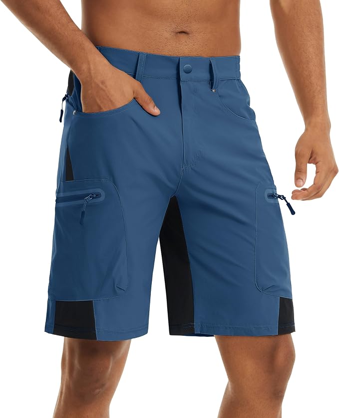 TACVASEN Men's Hiking Cargo Shorts 10" - Image 2