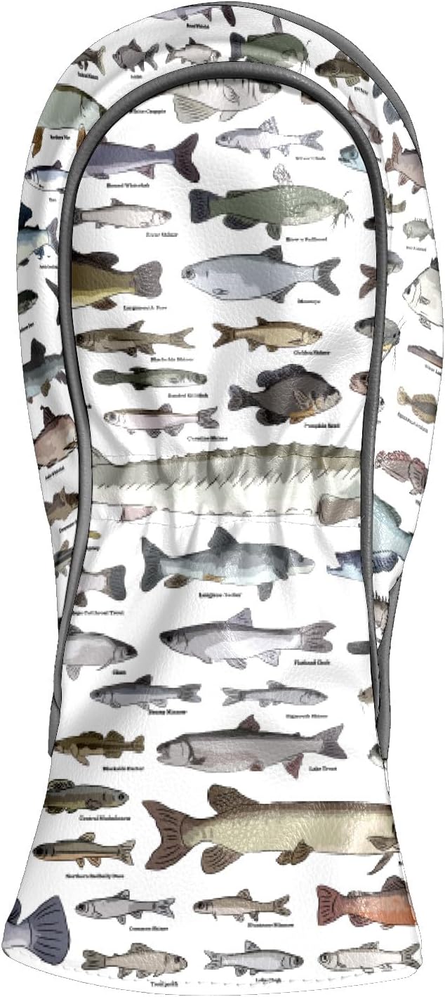 Golf Club Covers Cats Black Driver Headcover, Leather Golf Club Head Covers - Image 8