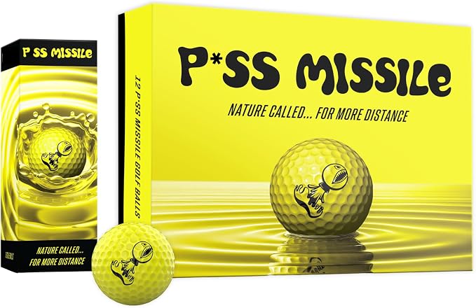 P*ss Missile Distance Golf Balls by PissMissile