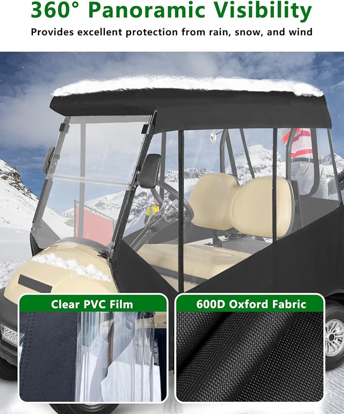 Golf Cart Enclosure 2 Passenger - Image 7