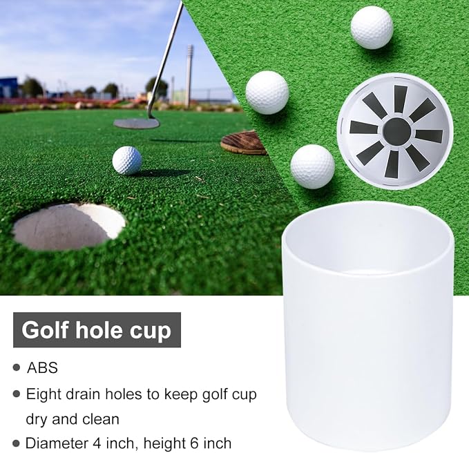 Golf Flagstick 3ft, Golf Flag Hole Cup Set Double-Sided Putting Green Flags - Image 3