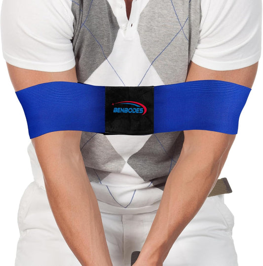 Golf Swing Training Aid - Muscle Memory & Connection Swing Corrector for Golfers, Arm & Elbow Posture Trainer for Right/Left Handed Beginners, Golf Trainer Arm Band for Indoor/Outdoor Club Practice