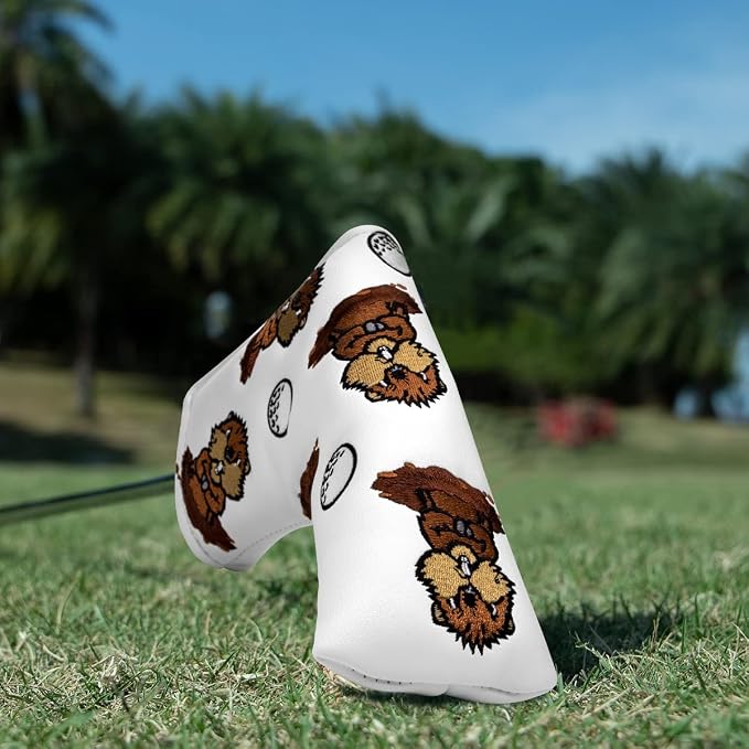 Barudan Golf Putter Head Cover Magnetic Blade Putter Cover Headcover Gopher - Image 5