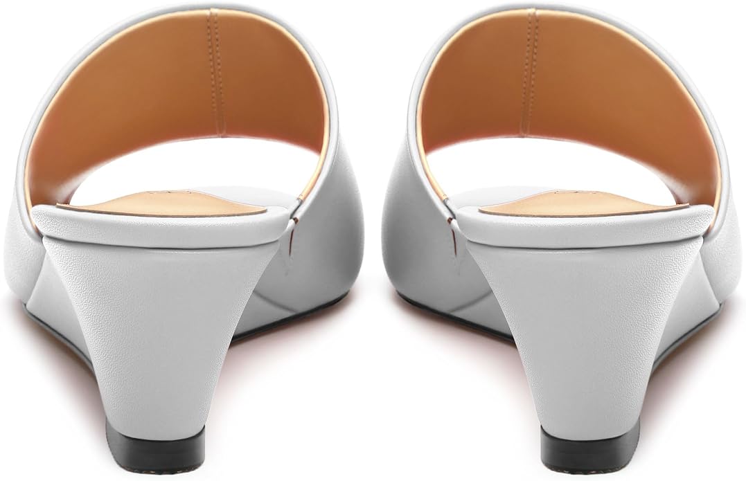 Wedge Sandals for Women Open Toe Wedge Heels Womens Matte High Heel Sandal - Image 4