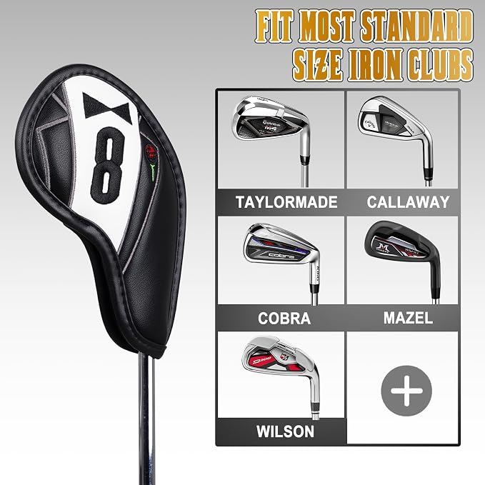 The Golf Father Golf Club Covers, Driver Fairway Hybrid Headcover, Funny Putter - Image 6