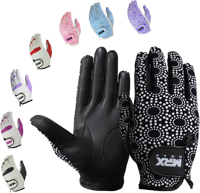 MRX Women Golf Glove Left Handed Golf Gloves Sweat Resistant Soft Cabretta by MRXBOXINGFITNESS