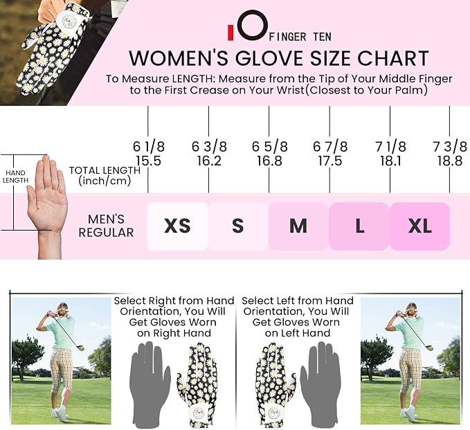 FINGER TEN Stylish Golf Gloves Women - Image 5