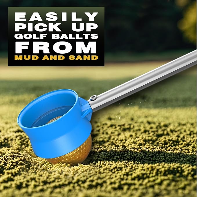 Golf Ball Retriever Telescopic for Water, 12Ft/9Ft Two-Sided Golf Ball Grabber - Image 5