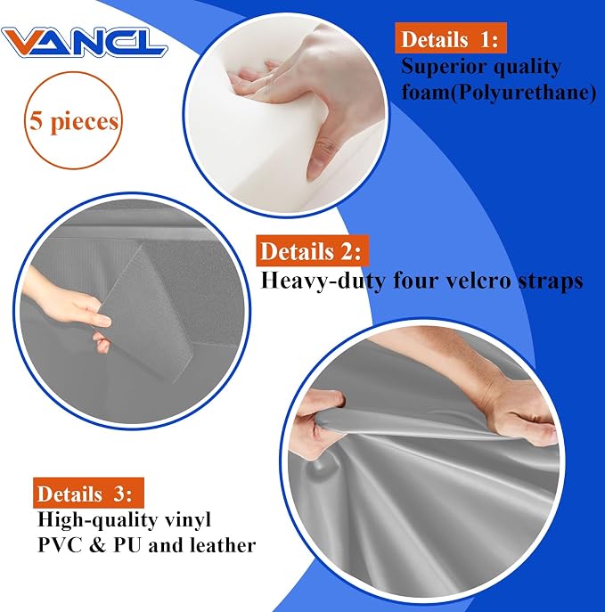 Gym Padding Wall Pads for Gym Wall Mats Basketball Wall Padding 2" Thick Foam - Image 4
