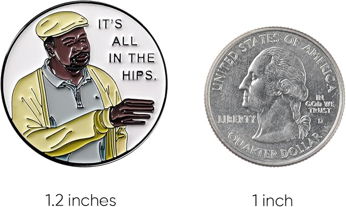 Golf Ball Marker with Magnetic Hat Clip - Image 4
