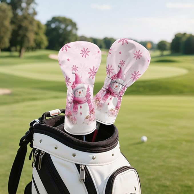 Golf Club Head Covers for Club Protective, Waterproof PU Leather Driver Fairway - Image 5