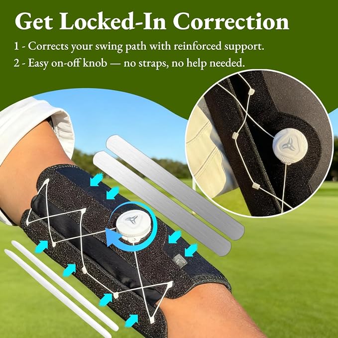 Golf Training Aids Swing Trainer & Elbow Brace - Image 3