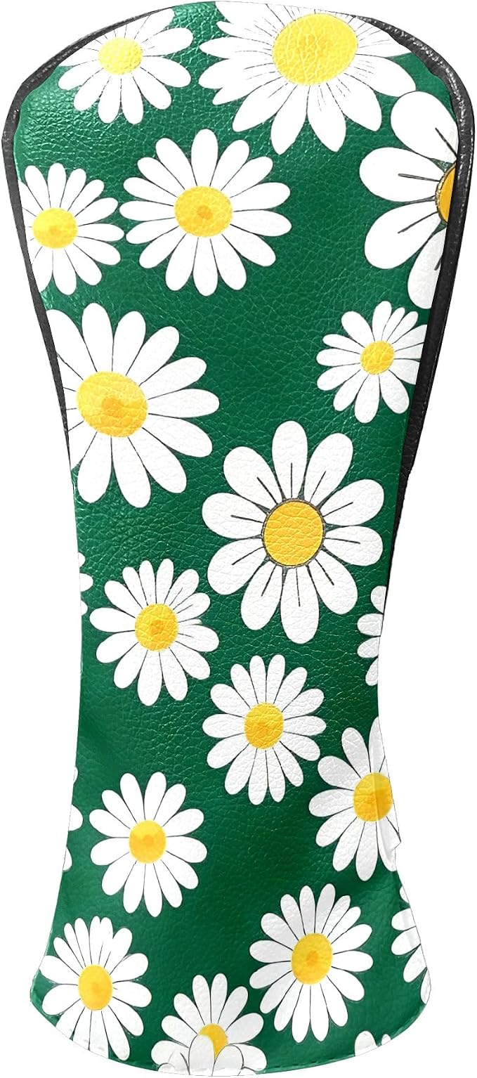 Golf Driver Head Covers Fairway Wood Headcovers, Premium Leather Golf Club by Genhuyiz