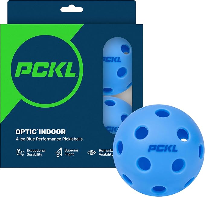 PCKL Optic Speed Pickleball Balls | Choose Indoor or Outdoor Pickleballs | by PCKL