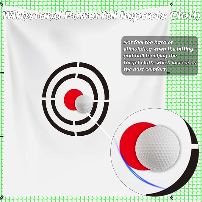 Gagalileo Golf Target Cloth: Protective Net Portable Easy Setup - Image 2