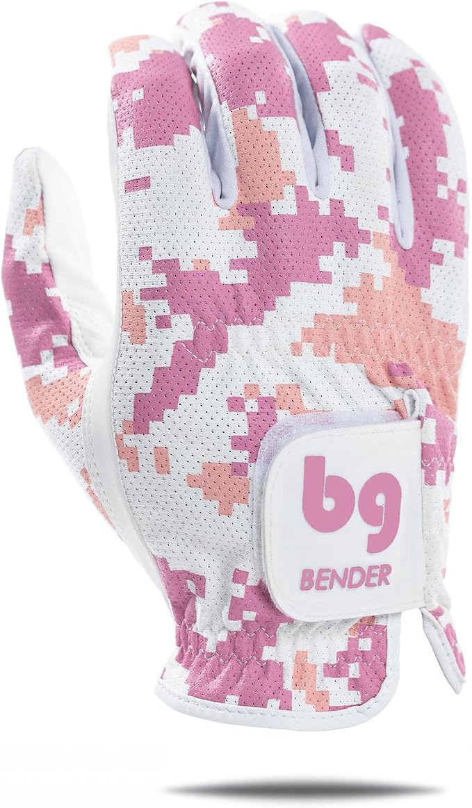 BG Bender - Mens Golf Glove, Durable Mesh Golf Gloves, Unique Golf Gloves by BenderGloves